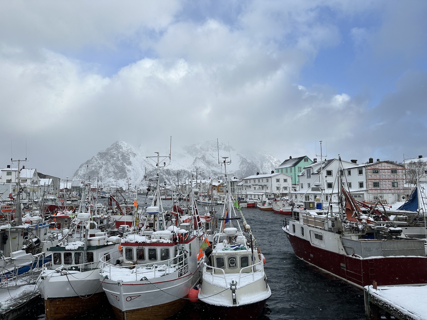 The fishing boats of Henningsvaer